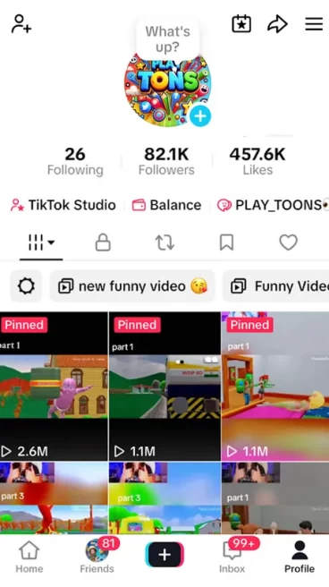 Instanly Delivery/Monetized 82K Followers+457K Likes Account/ Creator Rewards Program Activated/ Live Stream/ Full Access
