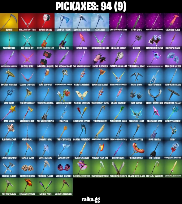 80 skins | Pastel Stryder | Ascension Nezumi | Fancy Peter Griffin | Aurelian | Rococo Cloak-o | The Ageless Champion | A0158