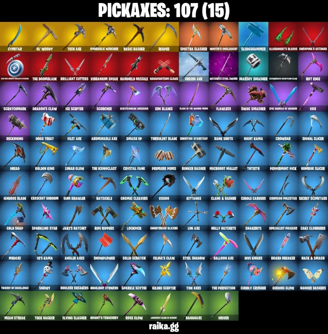 124 skins | Astroworld Cyclone | Lara Croft | Gold Midas | Gold Brutus | Orange Justice | Mako | Take The Elf | A0346