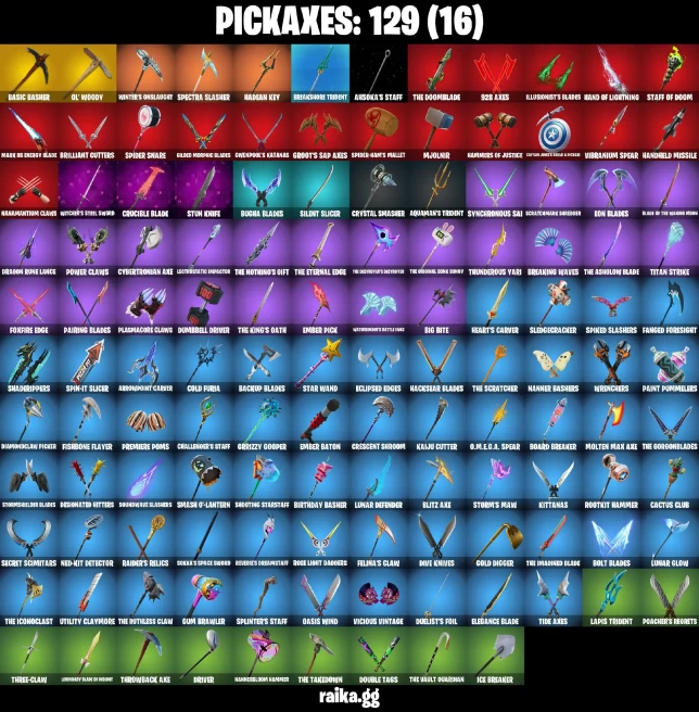 112 skins | Skull Trooper | Eren Jaeger | Mizuki | Spider-Man (Miles Morales) | Spider-Man 2099 | Immortal Form | A0376
