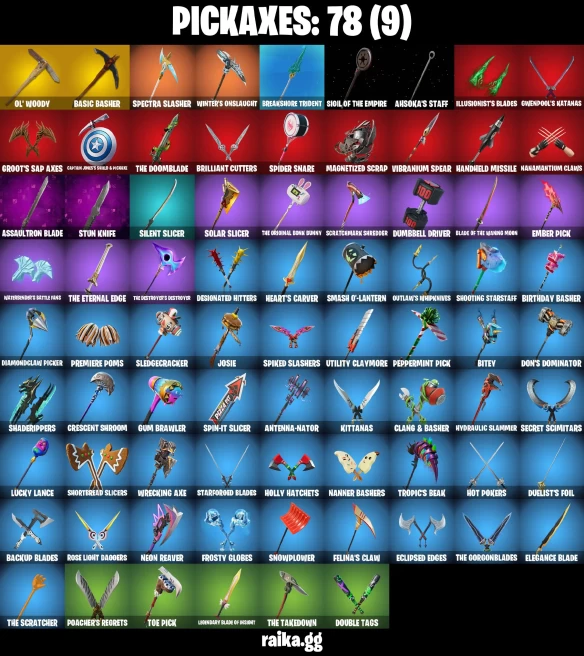 55 skins | Andromeda | Fancy Peter Griffin | Knight's Helm | Burning Ambition Valeria | Harbinger Armor Omegarok | A0381