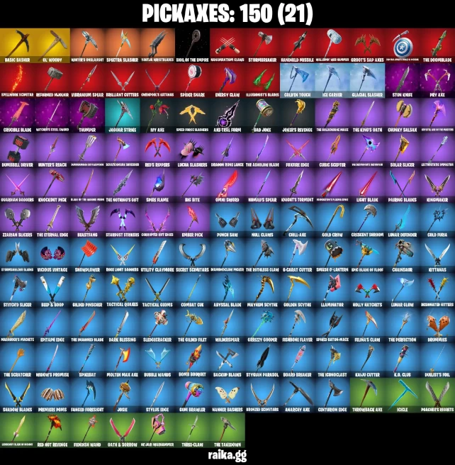 158 skins | Skull Trooper | Peter Griffin | Mandalorian | Ronin (Cape) | Knight's Helm | Combat Elite | A0527