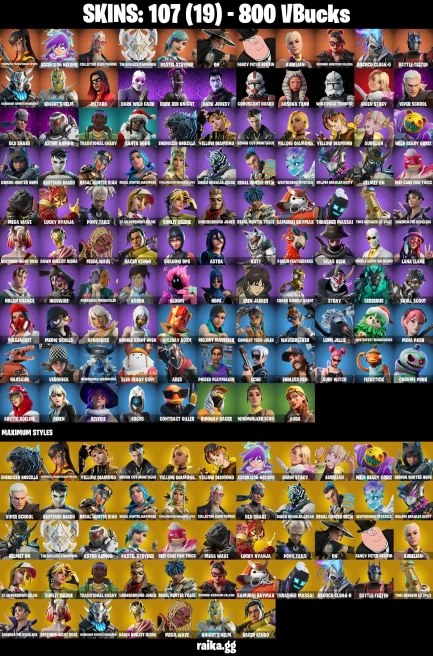 107 skins | Eren Jaeger | Joltara | Magmatic Mizuki (Cover-up Off) | Ascension Nezumi | Collector Kado Thorne | A0618