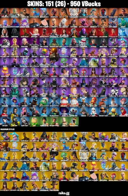 151 skins | Eren Jaeger | Spider-Man (No Way Home) | Ronin (Cape) | Knight's Helm | Sandstone Joey | A0634