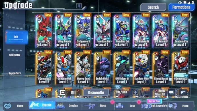 Global Rank Lv1 FreshStory 46k Diamond | 8 URGundam MLB WingGundamZero(EX), LB2 TallgeeseII, MLB 00Raise and 1 UR Supp RA237B