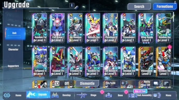 Global Rank Lv1 FreshStory 76k Diamond | 14 URGundam MLB WingGundamZero(EX), LB1 TallgeeseII, LB1 00Raise and 1 UR Supp RA238B