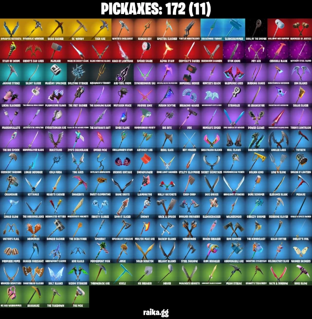 165 skins | Astroworld Cyclone | Gold Midas | Gold Brutus | Ghoul Trooper | Mizuki | Spider-Man | Take The Elf | A0685