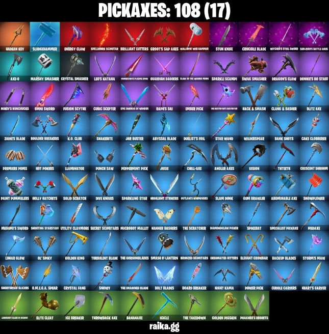 102 skins | Chun-Li | Astroworld Cyclone | Spider-Man | Take The Elf | Hot Marat | Combat Elite | XEV | Ronin (Cape) | A0690