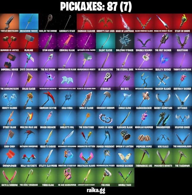 79 skins | Peter Griffin | Mandalorian | Fixer | The Ageless Champion | Sideways Warrior | Droopy | A0704