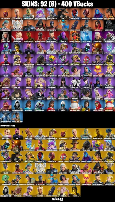 92 skins | Eren Jaeger | Joltara | Kalamadness | Aurelian | Knight's Helm | Ascension Nezumi | Rococo Cloak-o | On | A0742