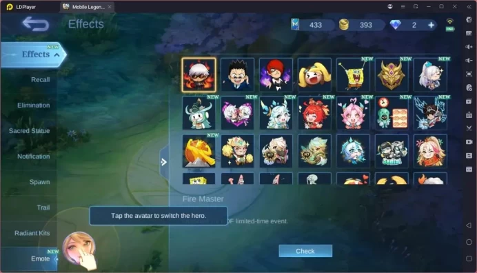 GLOBAL Hero 91 Skin 152|Prime Granger|Meowkin hunter Silvana,Julian|Spongebob Cyclops|Naruto Vale etc| Expert Check SS ML1832B