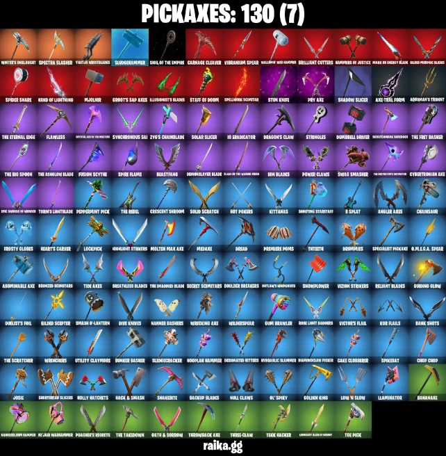 107 skins | Gold Midas | Gold Brutus | Peter Griffin | Mandalorian | Spider-Man | Take The Elf | Hot Marat | GOLD | A0795
