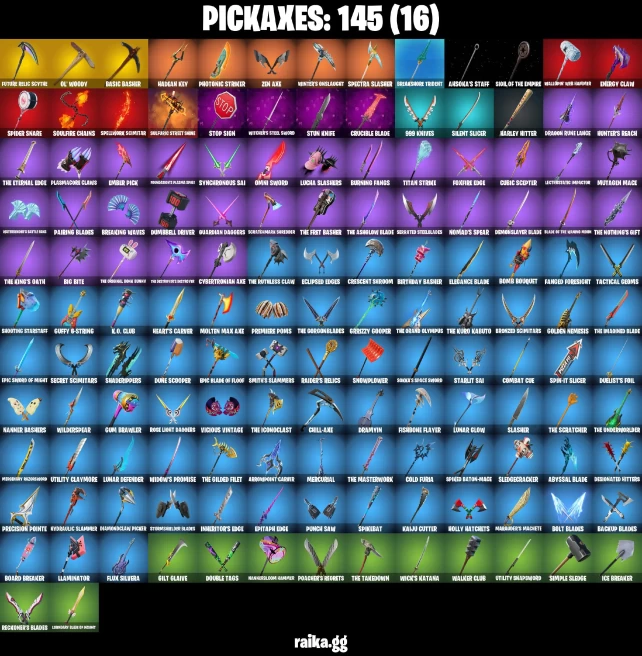 142 skins | John Wick | Skull Trooper | Eren Jaeger | Spider-Man | Spider-Gwen | Blue Team Leader | Subzero Cryptic | A0861
