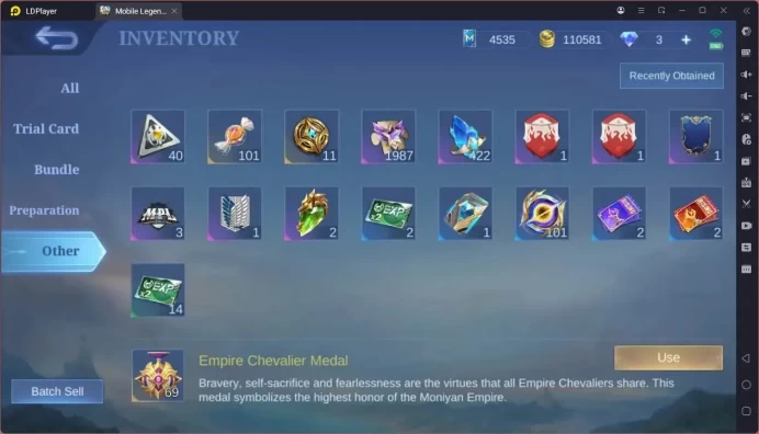 GLOBAL Hero 132 Skin 210|Transformers Roger|KOF Karina|CC Natalia|Meowkin Hunter Lesley,Silvana etc | Renowned Check SS ML1833B