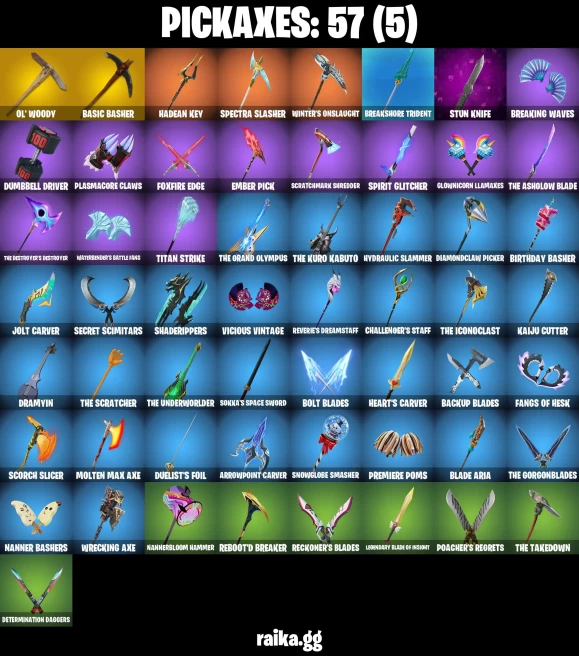 55 skins | Skull Trooper | Eren Jaeger | Harbinger Armor Omegarok | Knight's Helm | Magmatic Mizuki (Cover-up Off) | A1001