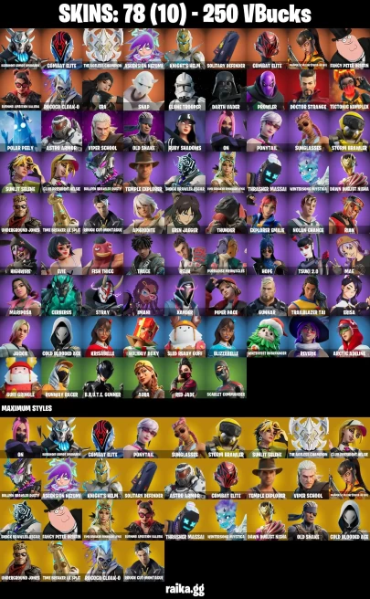 78 skins | Eren Jaeger | Harbinger Armor Omegarok | Combat Elite | The Ageless Champion | Ascension Nezumi | A1068