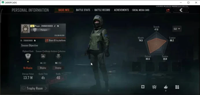 MOBILE Lv30|SV 13,7M|CV 13M|M4 Heavy,03 Heavy|KP MDR,Koi AK-12,Ceremoni.Groza,SS T03,Koi LR-DMR1,Etc|CN On|Infinite(AB3123)