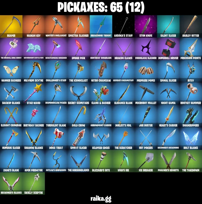 62 skins | Skull Trooper | Subzero Cryptic | Lina Scorch | Immortal Zeus | Harbinger Armor Omegarok | Immortal Form | A1210