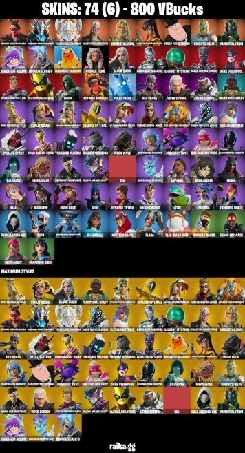 74 skins | Eren Jaeger | Burning Ambition Valeria | Harbinger Armor Omegarok | The Ageless Champion | A1365