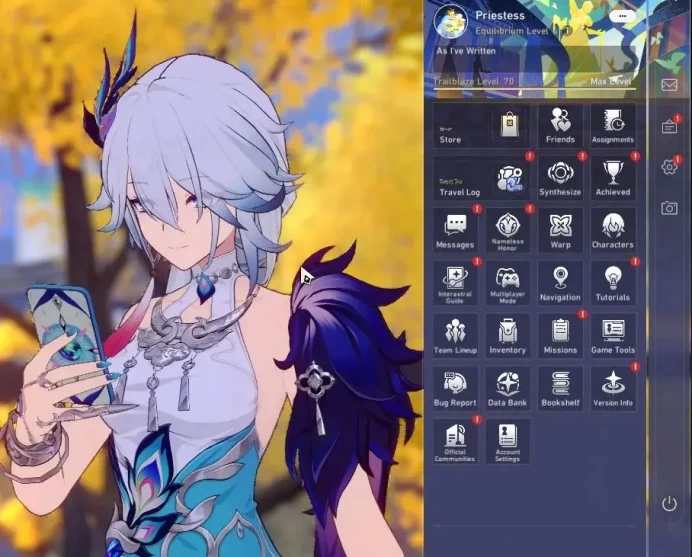 Asia|TL 60|18 Limited|Phainon team|[Kafka,Phainon,Ruan Mei,Sparkle,The Herta,SW 999,Hyacine,Cerydra,Etc]+Sign|Mc Female(HSR6860)