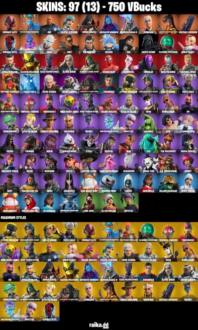 97 skins | Spider-Man | Combat Elite | The Cube Queen (Islandbane) | off | Pastel Stryder | Ronin (Cape) | A1469