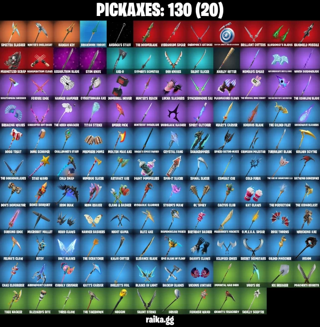 132 skins | Ghoul Trooper | Renegade Raider | Eren Jaeger | Joltara | Spider-Man (Miles Morales) | Immortal Zeus | On | A1613