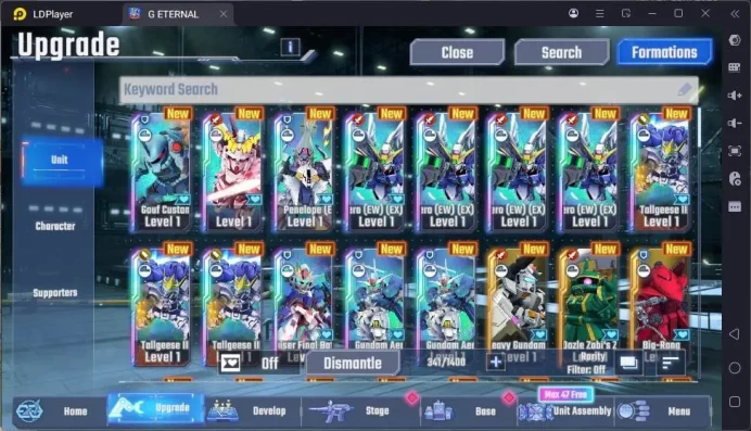 GLOBAL rank 1, 13 UR unit, 7 char, 3 sup, 1k DM, unicorn gundam, gouf custom, gundam aerial RA296B