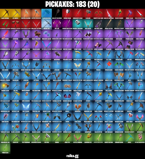 186 skins | Lara Croft | Skull Trooper | Gold Midas | Ghoul Trooper | Peter Griffin | Mandalorian | Take The Elf | A1681