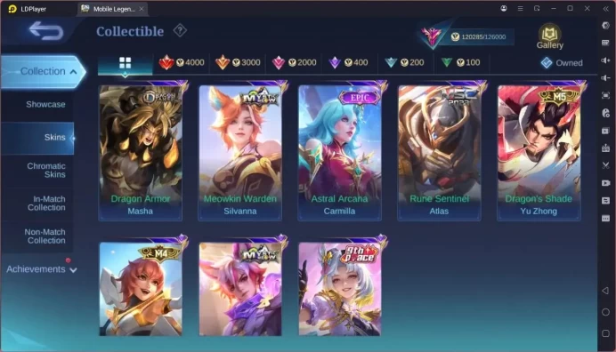 GLOBAL Hero 132 Skin 452 |Legend Franco|KOF Dyrrot|Prime YZ|Sandrio Floryn|Luckybox Haya,Lesley & etc| Exalted Check SS ML1839B