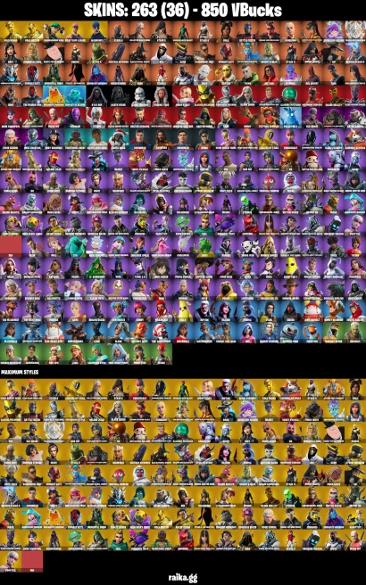 263 skins | Gold Midas | Gold Brutus | Kylo Ren | Eren Jaeger | Joltara | Take The Elf | Hot Marat | Championship Aura | A1702