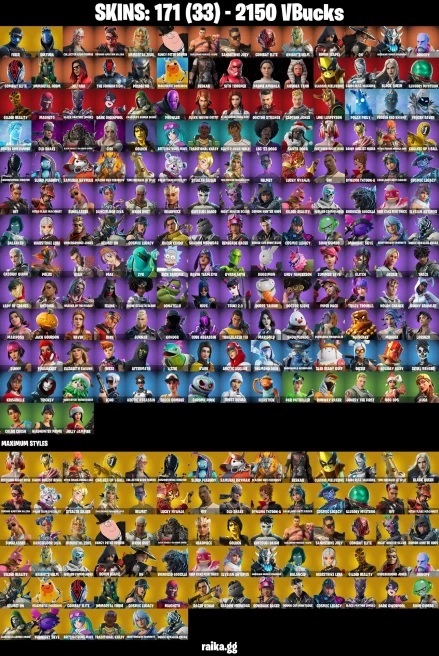 171 skins | Joltara | Fixer | Sultura | Collector Kado Thorne | Burning Ambition Valeria | Immortal Zeus | A1704