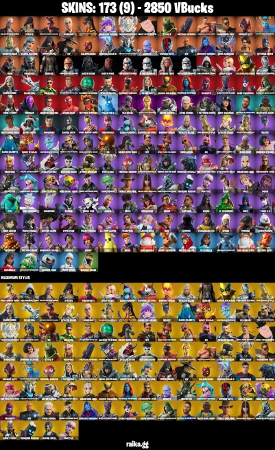 152 skins | Gold Midas | Gold Brutus | Eren Jaeger | Candy Axe | Take The Elf | Championship Aura | A1718