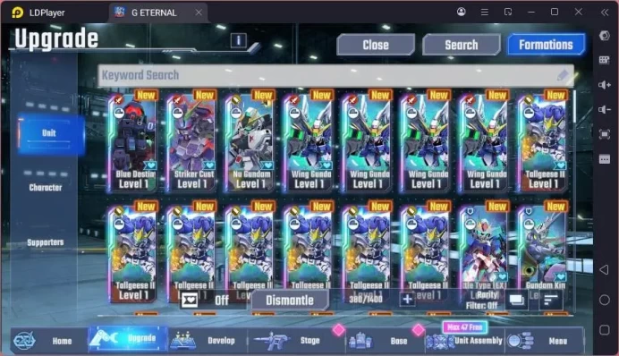 GLOBAL rank starter, DM 2k, 18 UR unit, 8 char, 5 supp, liu bei unicorn gundam, Astaroth gundam, striker custom RA306B