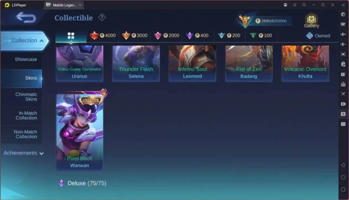 GLOBAL Hero 132 Skin 512|Legend Franco,Johsnon,Lunox|AOT Martis|Ducati Leomord|Neobeast Freddrin and etc| Mega Check SS ML1840B