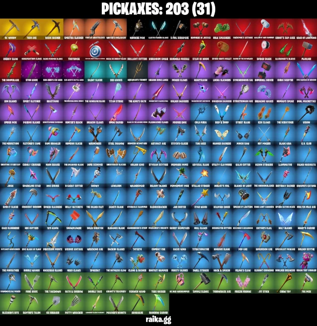 199 skins | Astroworld Cyclone | Gold Midas | Gold Brutus | Eren Jaeger | Ariana Grande | Spider-Man | On | A2048