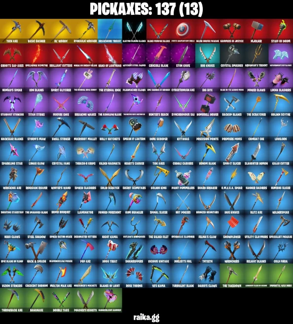 126 skins | Astroworld Cyclone | Gold Midas | Gold Brutus | Eren Jaeger | Peter Griffin | Mandalorian | Rococo Cloak-o | A2185