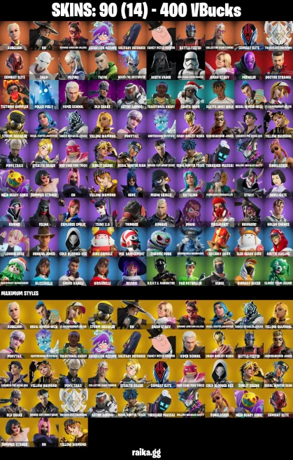 90 skins | Mizuki | Aurelian | On | Burning Ambition Valeria | Ascension Nezumi | Solitary Defender | A2236
