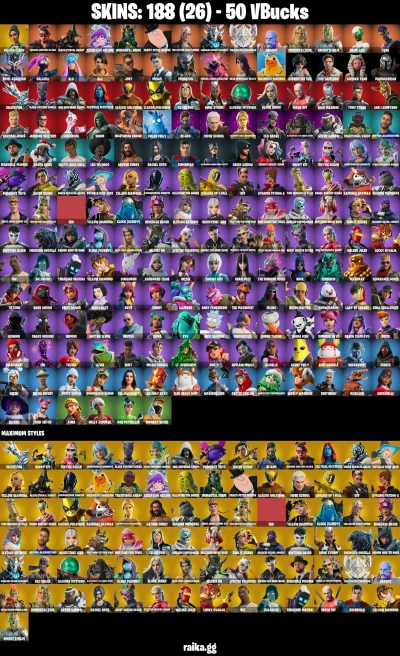 188 skins | Mandalorian | Major Glory | Burning Ambition Valeria | BLACK ETERNAL KNIGHT | Ascension Nezumi | A2238