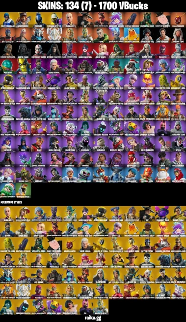 134 skins | Point Patroller | Lina Scorch | Sultura | Subzero Cryptic | Aurelian | On | Burning Ambition Valeria | A2246