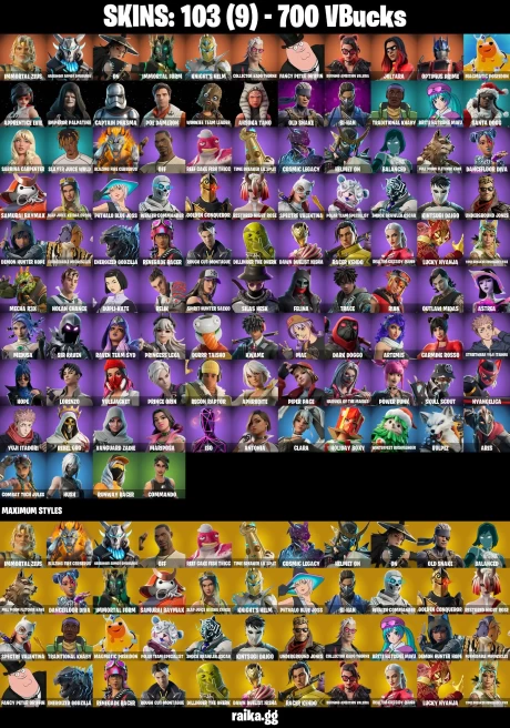 103 skins | Joltara | Immortal Zeus | Harbinger Armor Omegarok | On | Immortal Form | Knight's Helm | A2368
