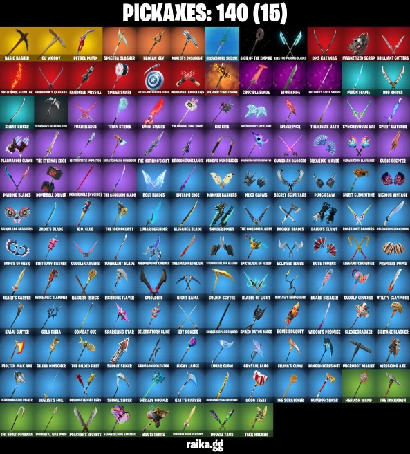 130 skins | Son Goku | Eren Jaeger | Spider-Man (Miles Morales) | Vivi Chroma | Combat Elite | Rococo Cloak-o | A2373