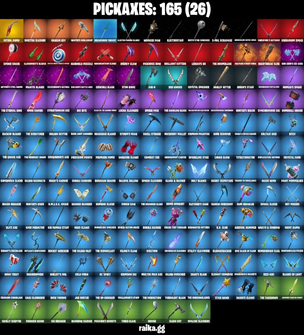 156 skins | Lina Scorch | On | Burning Ambition Valeria | Immortal Form | Fancy Peter Griffin | Battle-Tested | A2377