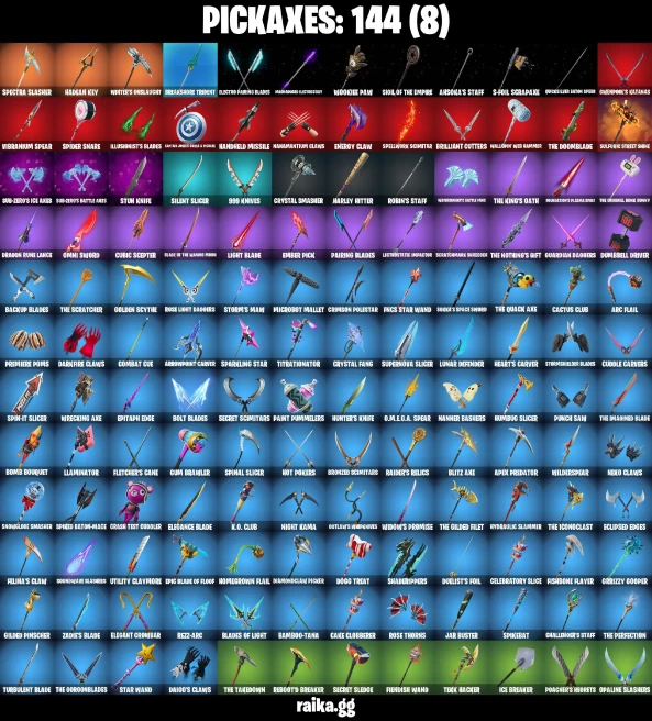 126 skins | Skull Trooper | Renegade Raider | Spider-Man | Spider-Gwen | Aurelian | Ronin (Cape) | A2697