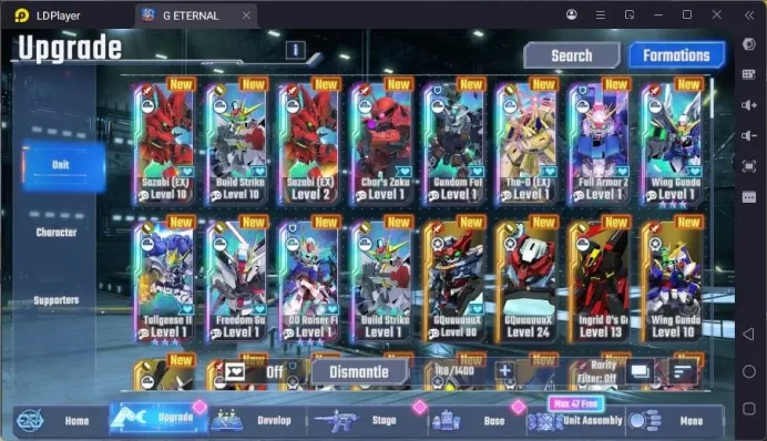 Global| rank 34, 170 dm, 12 UR unit, 10 char, 10 supp, sazabi, build strike, thunderbolt, the-o, full armor ZZ, freedom RA360B