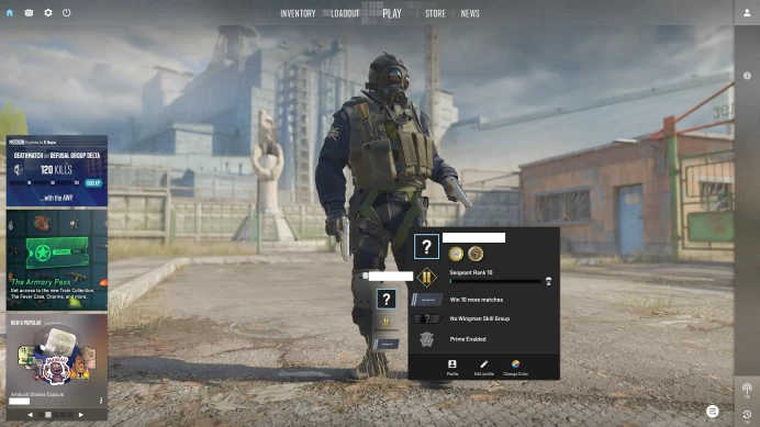 [ID:18015][PRIME][PREMIER MODE AVAILABLE][FACEIT READY][VERY RARE][1K H+] UN (UNRANKED || 0 MM || 1574 HOURS || MEDALS)