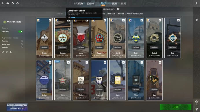[ID:104503][PRIME][PREMIER MODE 20/100%][FACEIT READY][VERY RARE][21K H+][COMMENDATIONS 3x4246] UN(UNRANKED || 0 MM || 21507 HOURS || MEDAL)