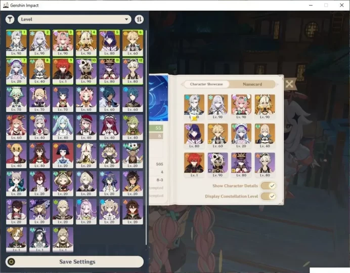 Asia |AR 55|5 Limited+3(*5Wep)|Neuvilette+Sign,Skirk,Raiden,Xilonen,Varesa|Mc Male|Low Explore Map|TakeMail|(GI6307)