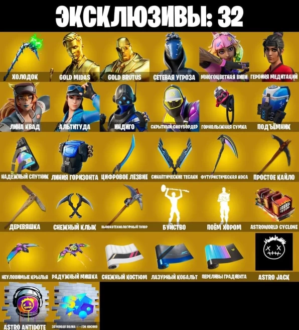 F530 (PC) Battle Royale - 142 skins - MINTY - CHILL - Midas - Lady Lara - Cora - Rampage