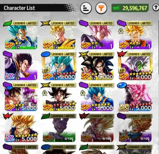 B161-IOS+Android-Meta-LR Goku Black Full Red Star+7.700 CC+Good Equipment+Zamasu Zenkai+Goku Black 12 Red Star+Vegito Zenkai Full Red Star+Rose