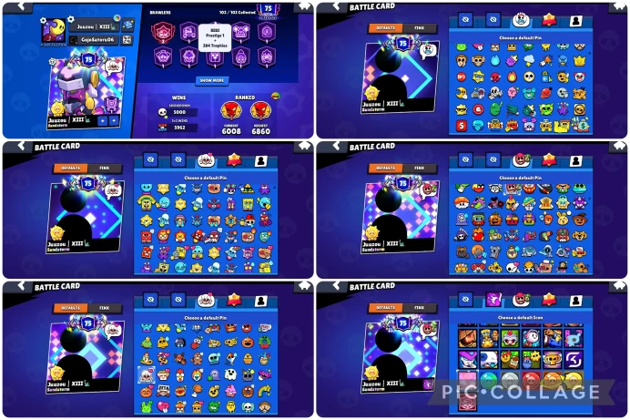 BS706//92000 Trophies 21 BP + PRO PASS PIRATE POCO + CARL SOLAR 3 448 SKINS + MECHA